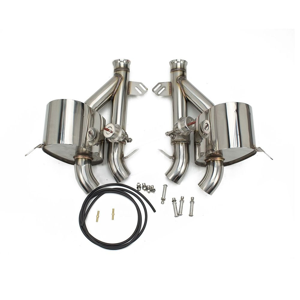 Rev9 FlowMaxx Muffler Exhaust *17lbs only* w/Valve for Ferrari FF 6.3L V12 11-16