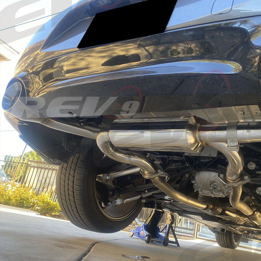 Rev9 FlowMaxx AxleBack Exhaust for Infiniti Q60 Q60s Red Sport 3.0T Turbo 17-20