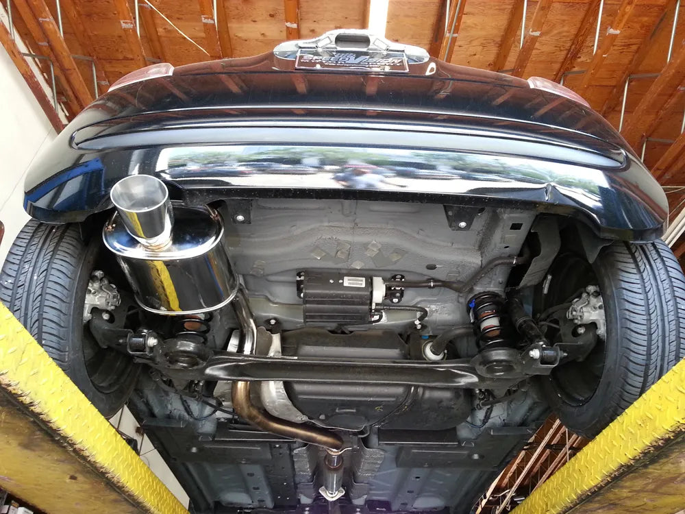 MEGAN OE RS Catback Exhaust *1.4L NA* Fiat 500 12-19 Roll Burnt Titanium Tip