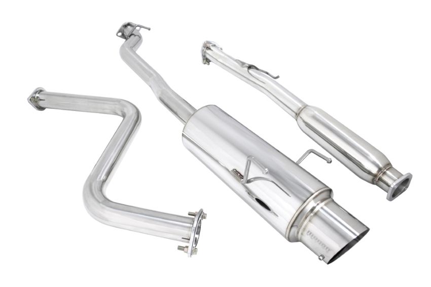 MEGAN 4.5" Stainless Tip NA Catback Exhaust Accord 90-93 CB7 w/ Silencer