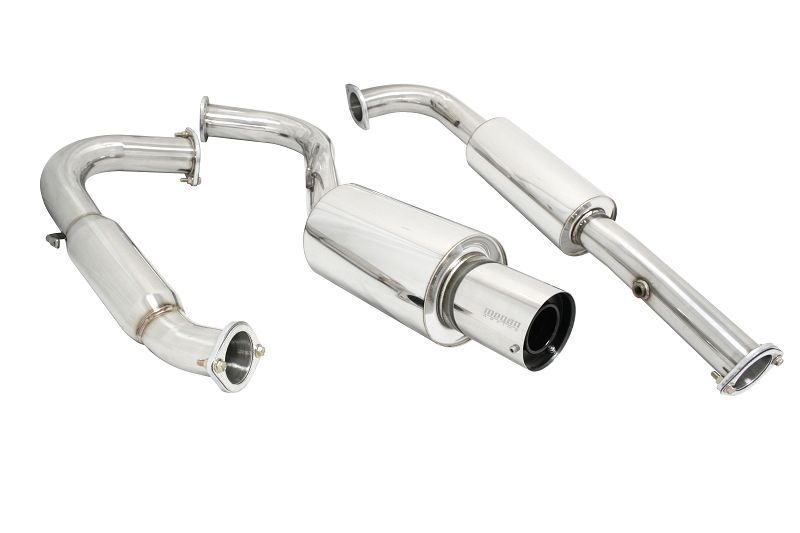MEGAN Turbo 4" Stainless Tip Catback Exhaust Eclipse GST 95-99 D32A V3 FWD