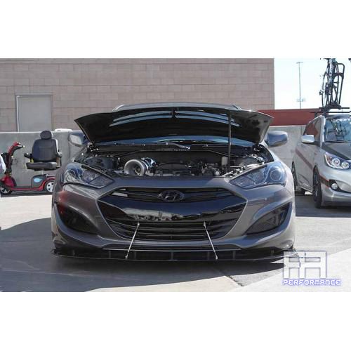 APR Carbon Fiber Front Wind Splitter for Hyundai Genesis Coupe 13-14 only