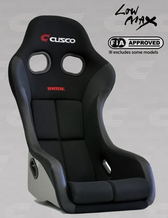 CUSCO x BRIDE ZETA IV Full Bucket Seat *Low Max System* (BLACK)
