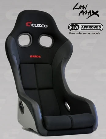 CUSCO x BRIDE ZETA IV Full Bucket Seat *Low Max System* (BLACK