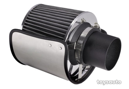 AF Dynamic Clamp Stainless Heat Shield for 2.75" 3" 3.25" 3.5" Air Intake Filter