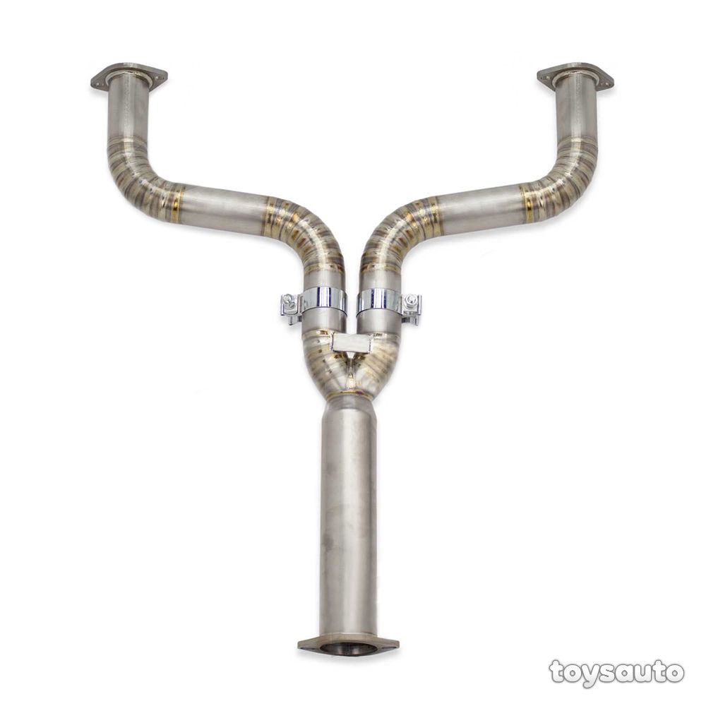 Rev9 4.5" Full Titanium Single Tip Catback Exhaust +Y Pipe *17lbs for 370z 09-17