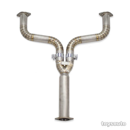 Rev9 4.5" Full Titanium Single Tip Catback Exhaust +Y Pipe *17lbs for 370z 09-17
