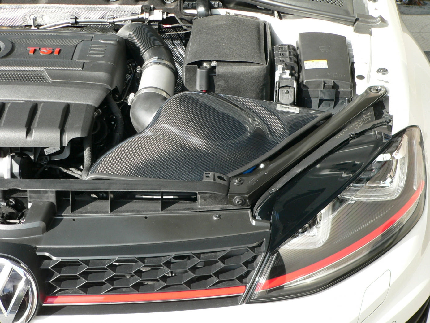 Gruppem Volkswagen Golf Gti 2013-2020 Mk7 2.0L Turbo Carbon Fiber Ram Air Intake System