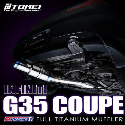 Tomei Expreme-ti Titanium Exhaust: Infiniti G35 COUPE