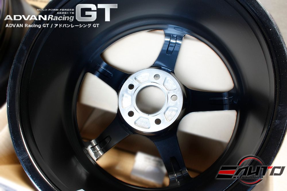 Advan GT Semi Gloss Black Wheel Rim 18" 18x9.5 +45 5x114 for Honda S2000 S2K