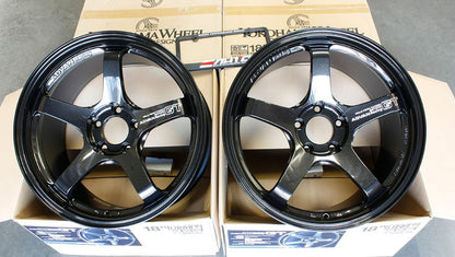 Advan GT Beyond Titanium Black Wheel Rim 18" 18x9.5 +38 5x114 for WRX STi Legacy