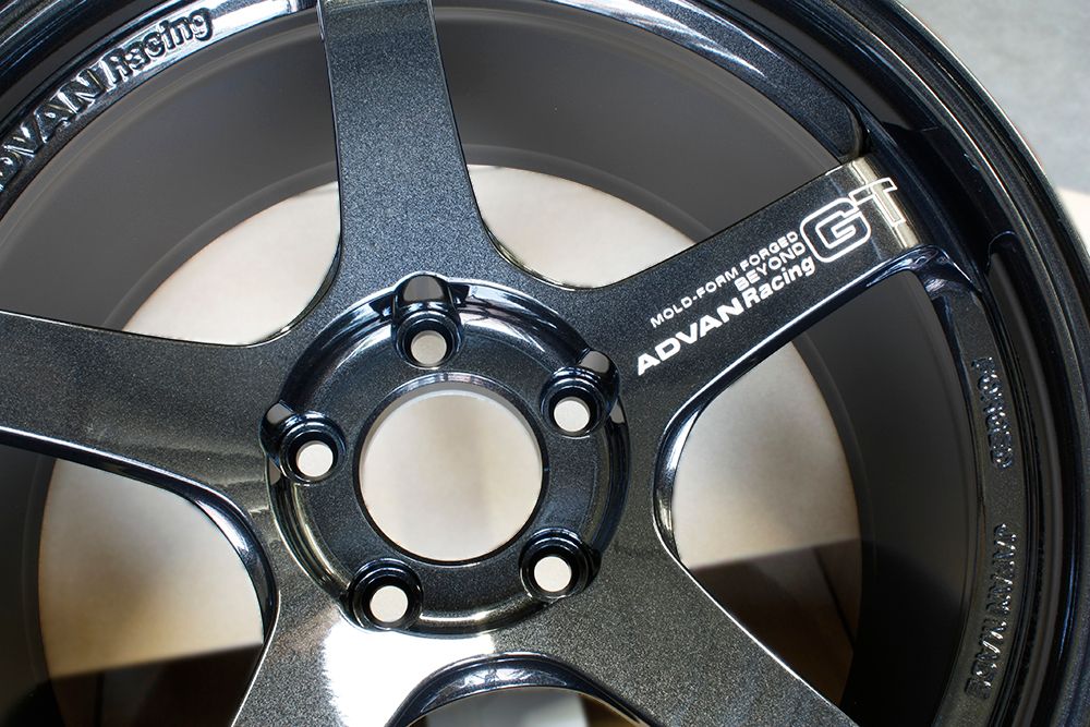 Advan GT Beyond Titanium Black Wheel Rim 18" 18x9.5 +38 5x114 for WRX STi Legacy