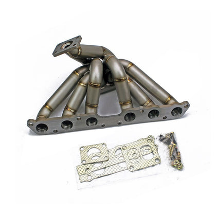 Rev9 HP Equal Length *Divid T4 Turbo Manifold for 2JZGE 2JZ-GE Supra IS300 SC300