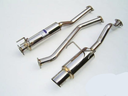 INVIDIA N1 Stainless Tip Catback Exhaust for Civic EX 1.7 Only Coupe/Sedan 01-05
