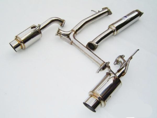 INVIDIA N1 Dual Stainless Tip Catback Exhaust for Nissan 350Z 03-09 Z33 Fairlady