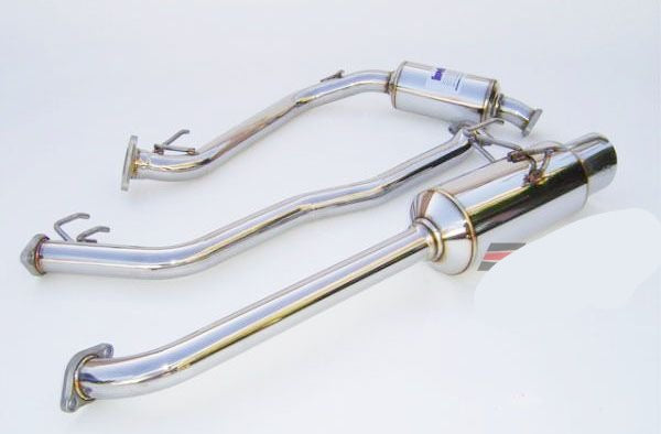 INVIDIA N1 101mm Stainless Tip Catback Exhaust for Honda FIT 07-08 GD3