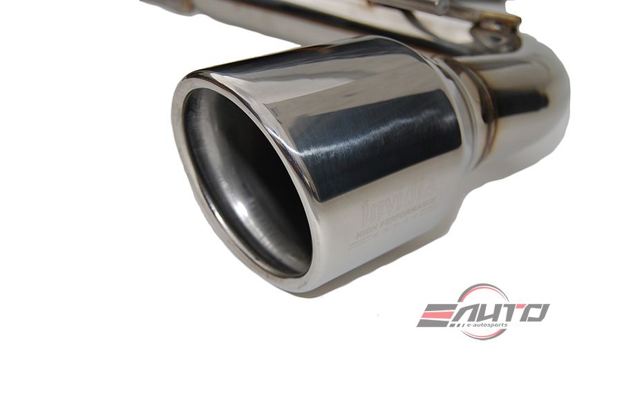 INVIDIA Q300 110mm Stainless Roll Tip Catback Exhaust for GTi Mk6 10-14 TSI 2.0