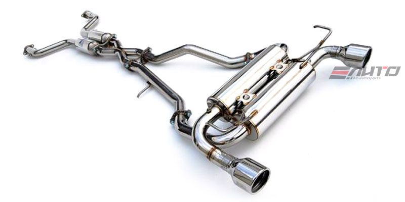 INVIDIA GEMINI 110mm Dual Roll Stainless Tip Catback Exhaust for 370z Z34 09-19