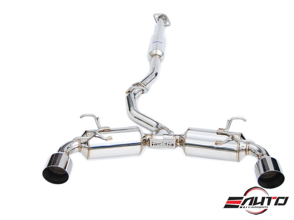 INVIDIA N2 101mm Stainless Tip Catback Exhaust for BRZ FRS FR-S Toyota 86 13-20