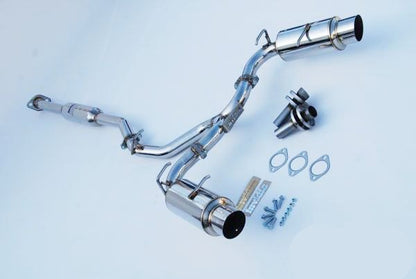 INVIDIA N1 101mm Dual Stainless Tip Catback Exhaust for BRZ FRS FR-S 86 13-20