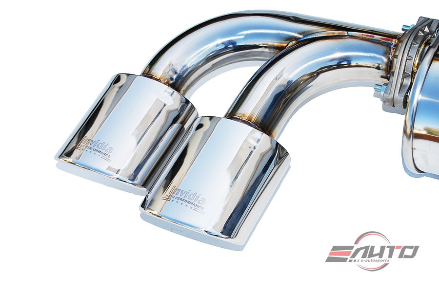 INVIDIA Q300 110mm Quad Oval Stainless Tip Catback Exhaust for Golf R MK7 15-17