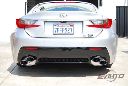INVIDIA Q300 4 Stainless Tip Catback Exhaust + Midpipe for Lexus RCF RC-F 15-22