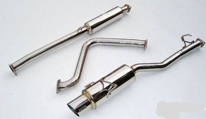 INVIDIA N1 101mm Stainless Tip Catback Exhaust Prelude Base 97-01 BB6 + Silencer