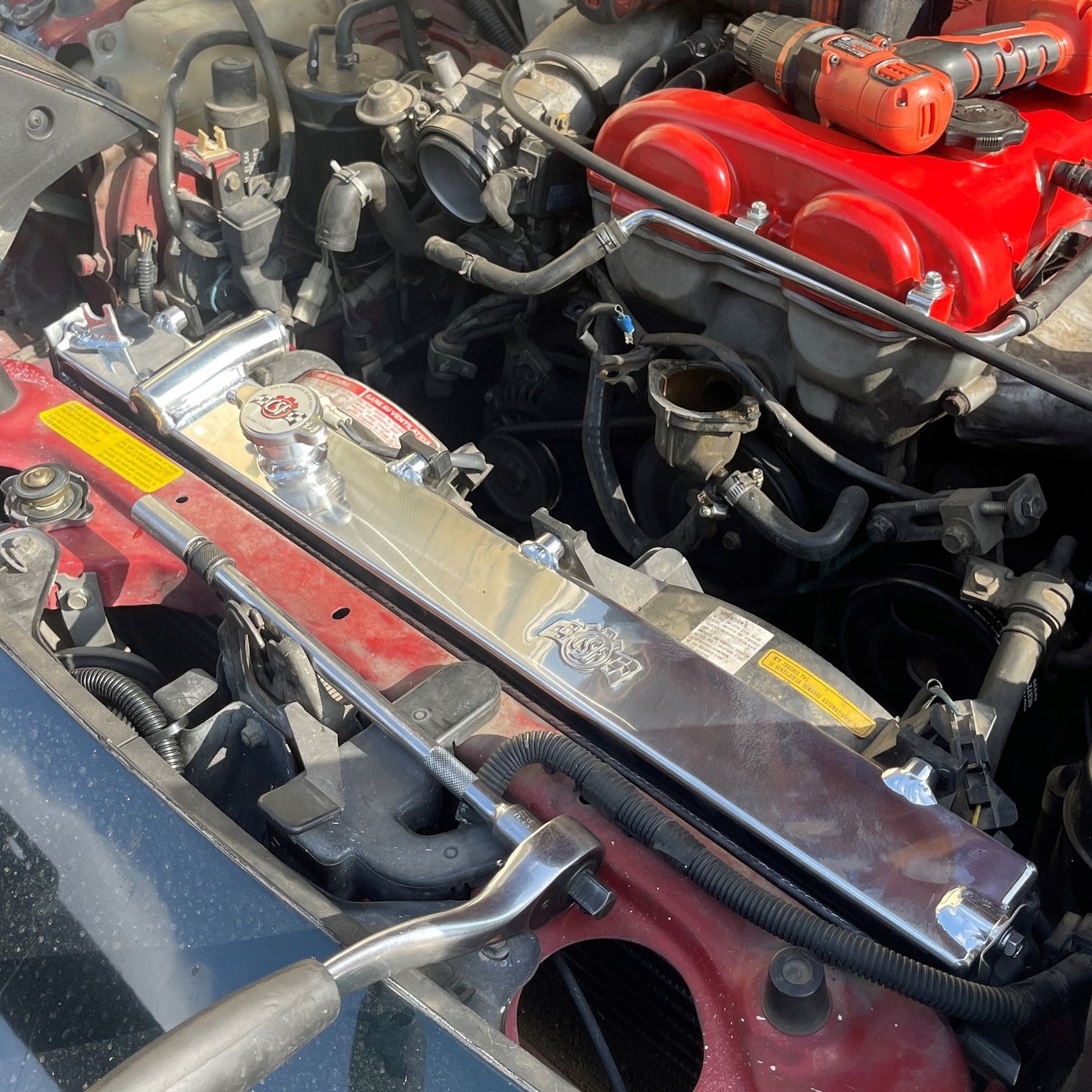 CSF High-Performance 2-Row Aluminum  Radiator for 89-97 Mazda Miata NA