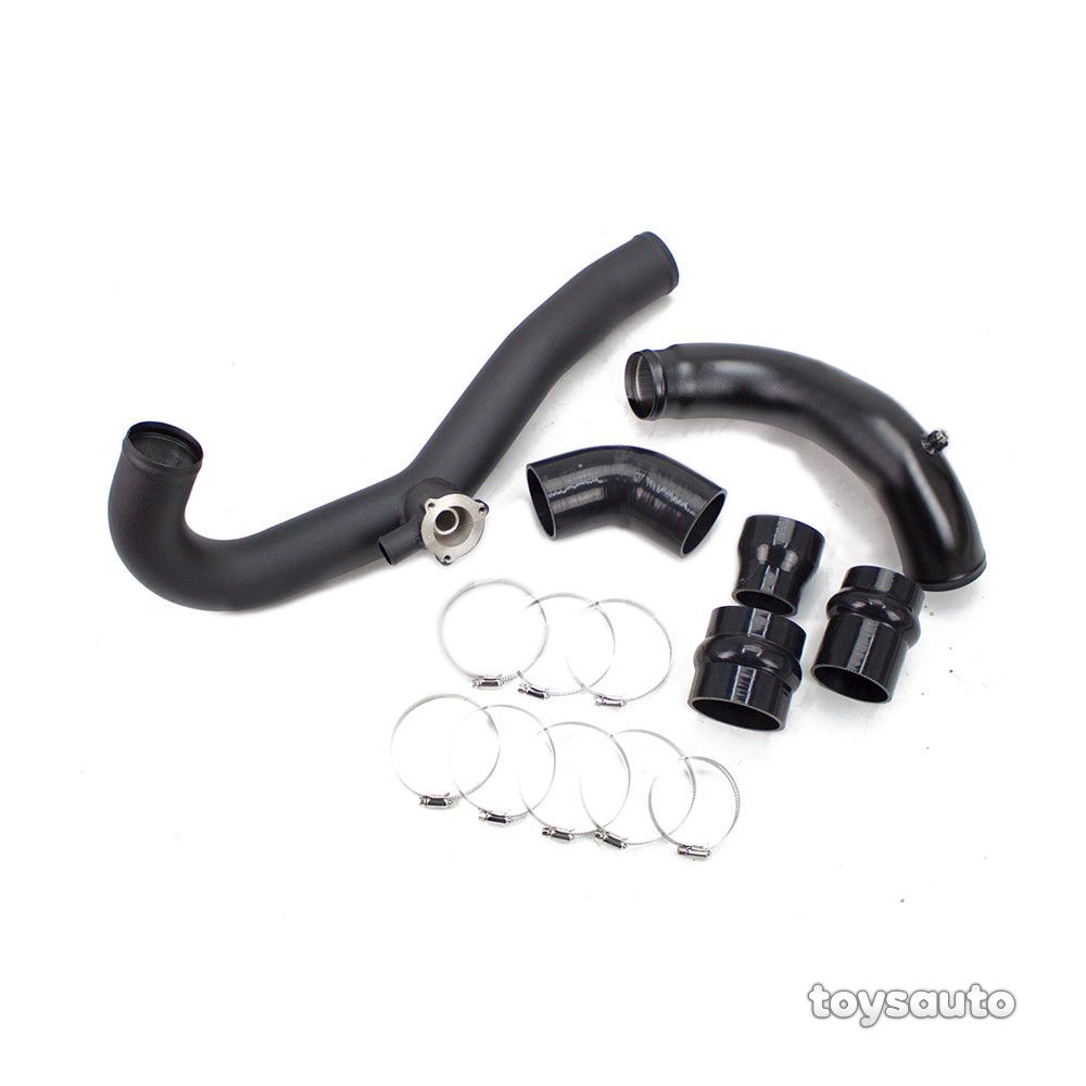 Rev9 Intercooler Charge Hard Pipe Kit Black for Mustang EcoBoost 2.3 Turbo 15-23