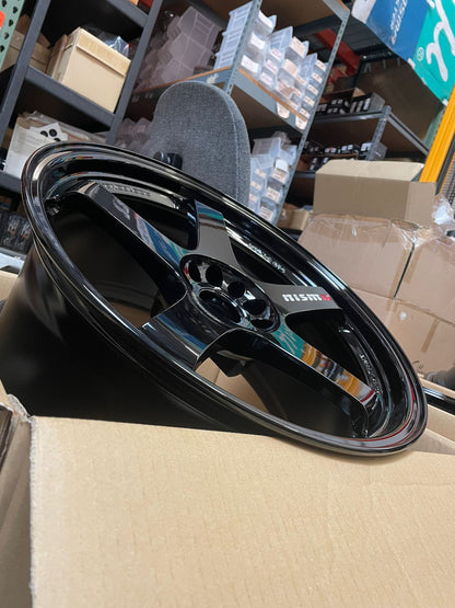 Nismo LMGT4 Omori Factory Spec Wheels Set - Skyline GTR R34 19x9.5 19x10.5 +15 5x114