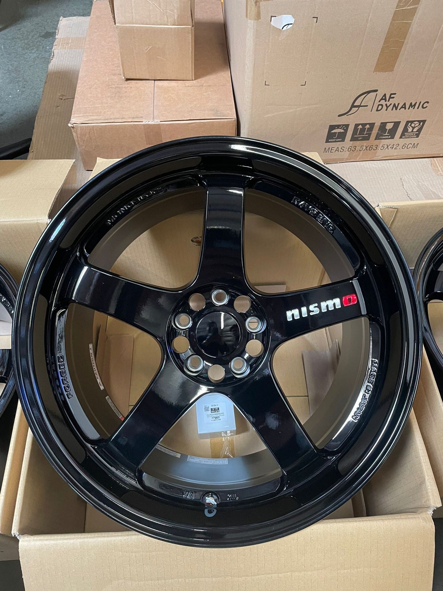Nismo LMGT4 Omori Factory Spec Wheels Set - Nissan 350z 370z 19x9.5 19x10.5 +15 5x114