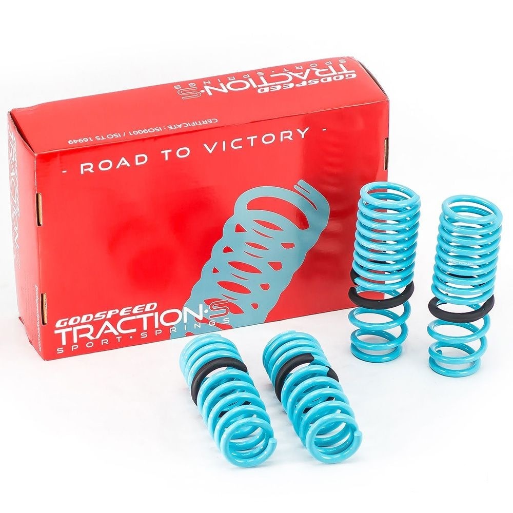 Godspeed Tractions-S Lower Lowering Drop Spring for Acura Integra 90-93 2"/1.8"
