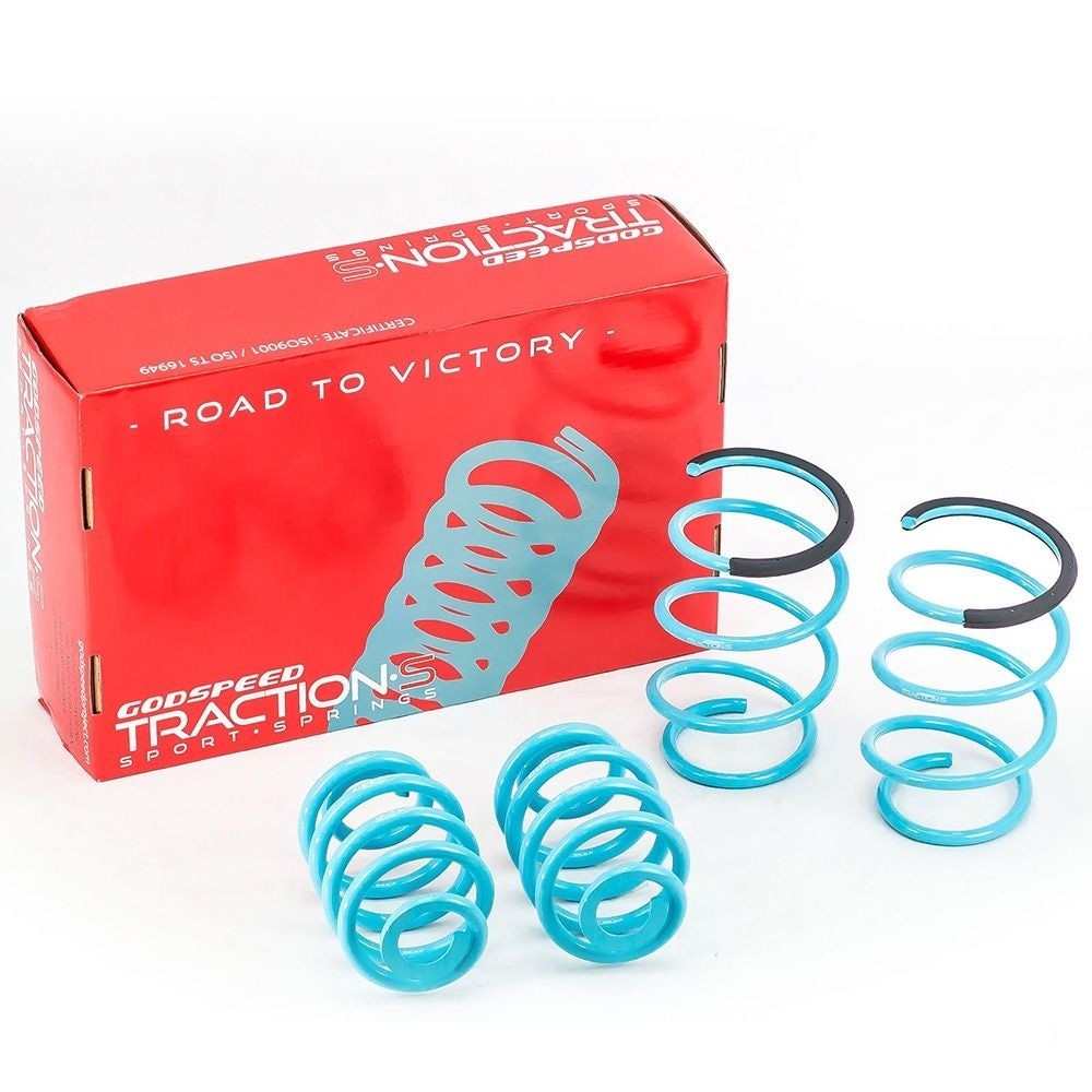 Godspeed Tractions-S Lowering Spring Drop 1.5" for BMW E46 99-05 325 328 330 RWD