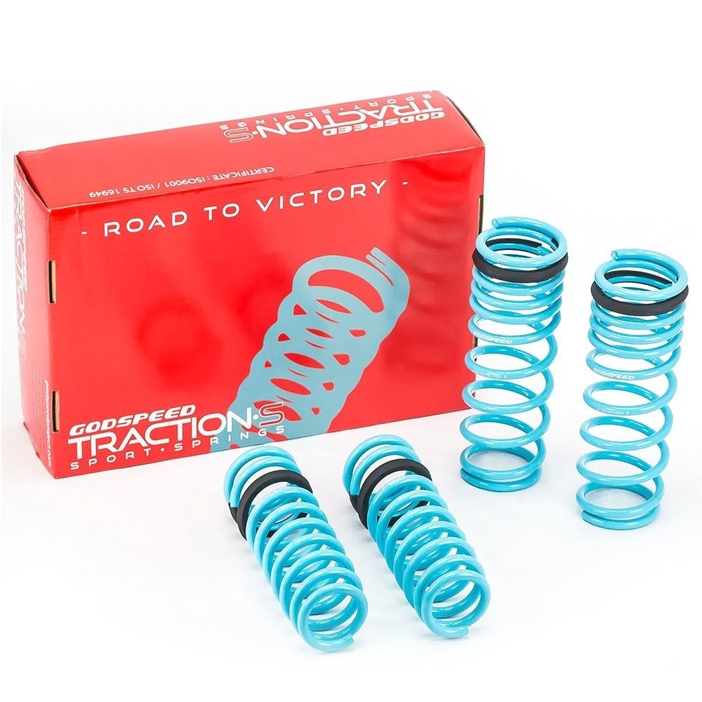 Godspeed Tractions-S Lower Lowering Drop Spring for Honda Accord 90-97 2.0"/1.7"