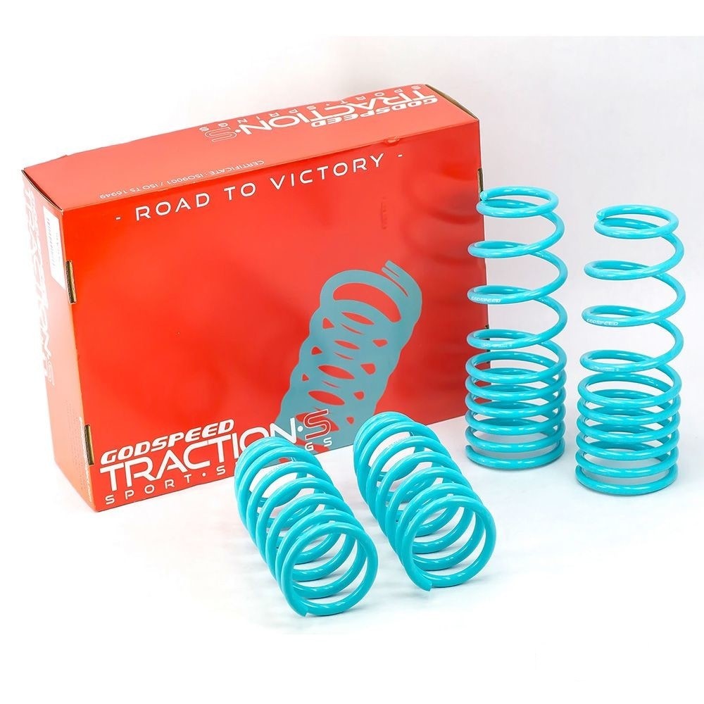 Godspeed Tractions-S Lower Lowering Spring for Honda Accord V6 98-02 2.0"F 2.0"R