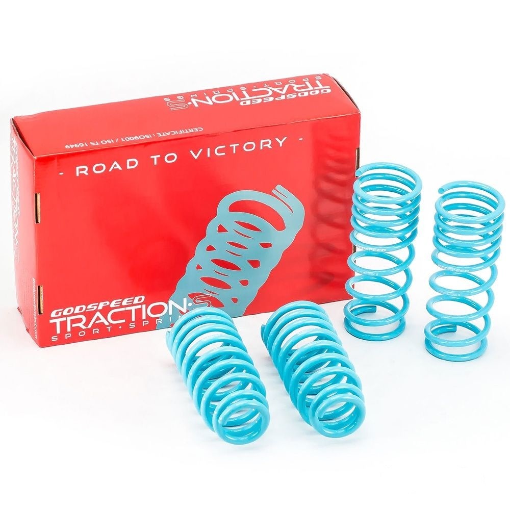 Godspeed Tractions-S Lower Lowering Spring Drop 2.0"/1.8" for Honda Accord 08-12