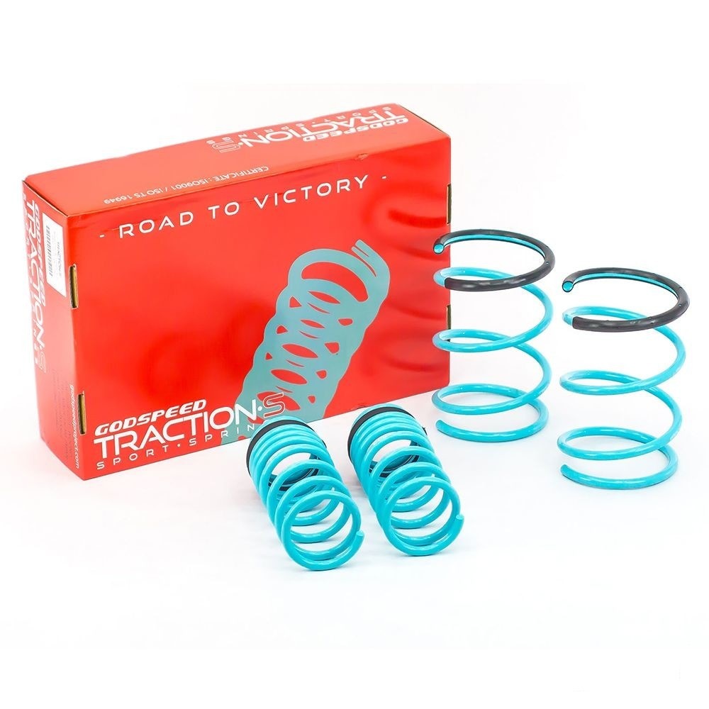 Godspeed Tractions-S Lower Lowering Spring for Civic 01-05 Coupe Sedan 1.5"F/R