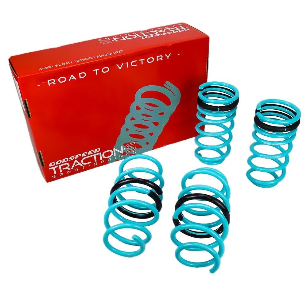 Godspeed Tractions-S Lower Lowering Spring for Honda Civic 06-11 1.5"-F 1.4"-R