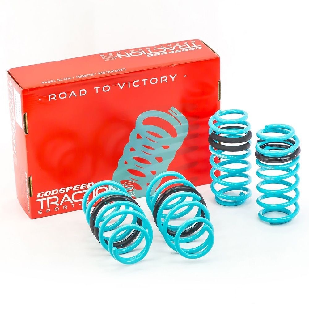 Godspeed Tractions-S Lower Lowering Drop Spring 1.4"/1.5" for Honda Civic 12-15