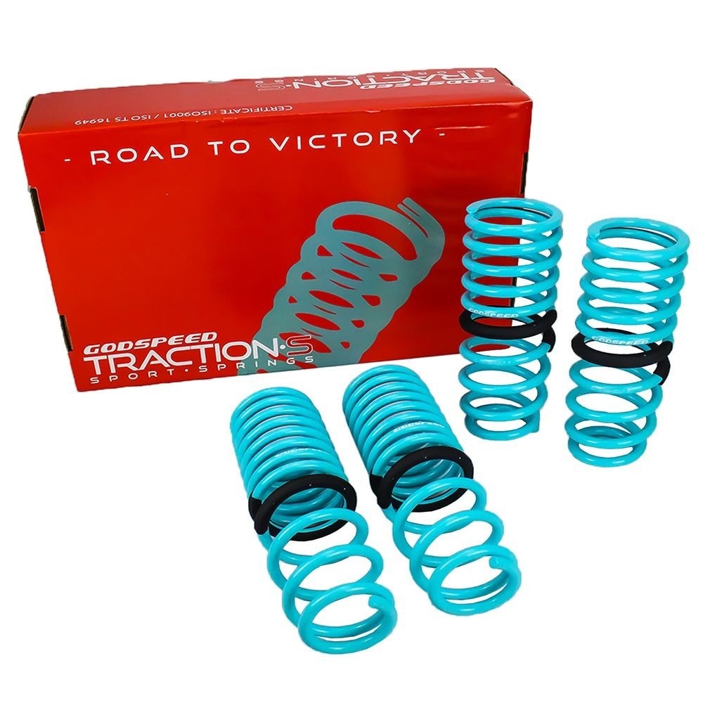 Godspeed Tractions-S Lower Lowering Spring 1.75"/1.5" for Prelude 92-96 FWD only