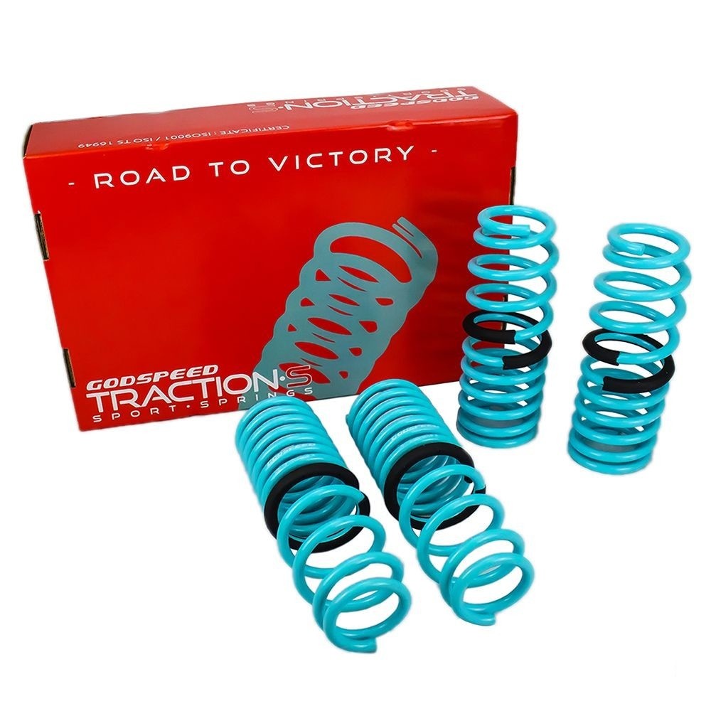Godspeed Tractions-S Lower Lowering Spring for Honda Prelude 97-01 1.75"F 1.5"R