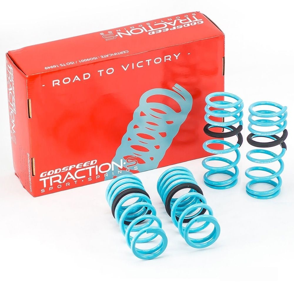Godspeed Tractions-S Lower Lowering Drop Spring for Honda S2000 00-09 1.0"/1.0"