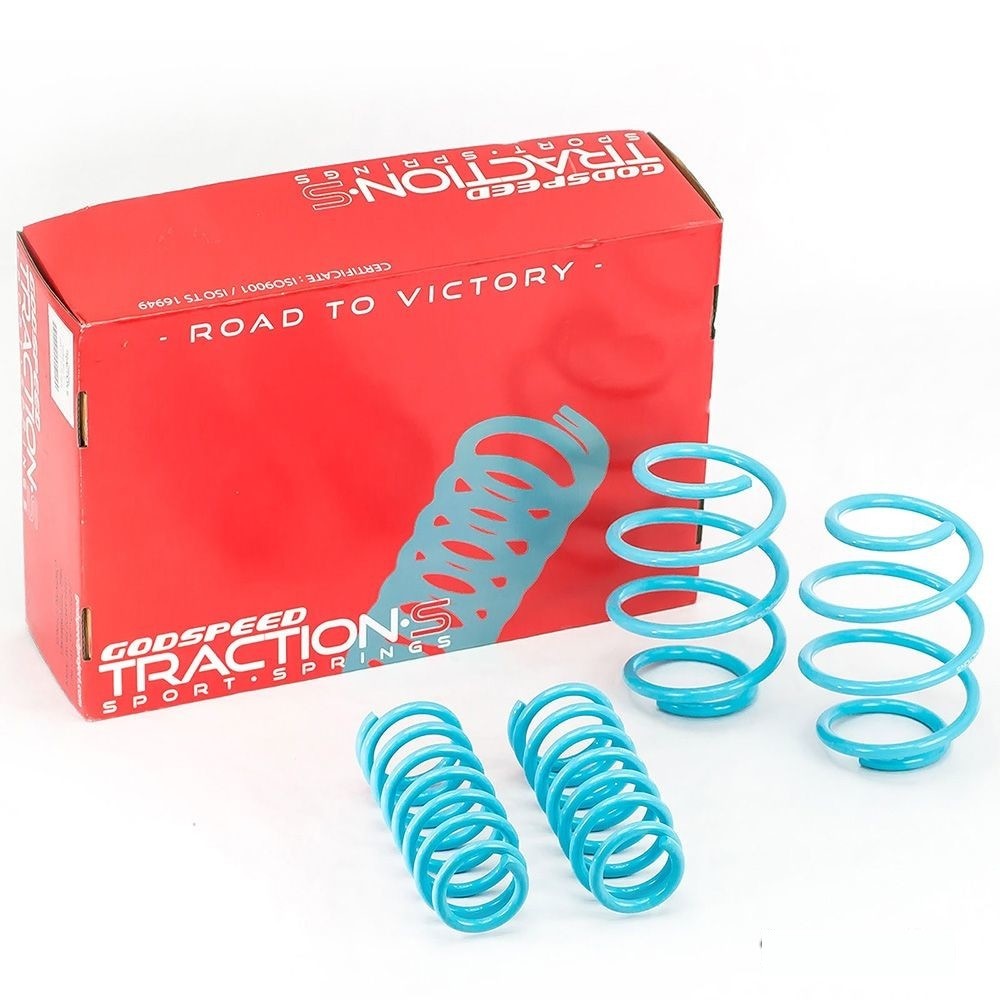 Godspeed Tractions-S Lower Lowering Drop Spring for Sonata 11-14 YF 1.1"F 1.2"R