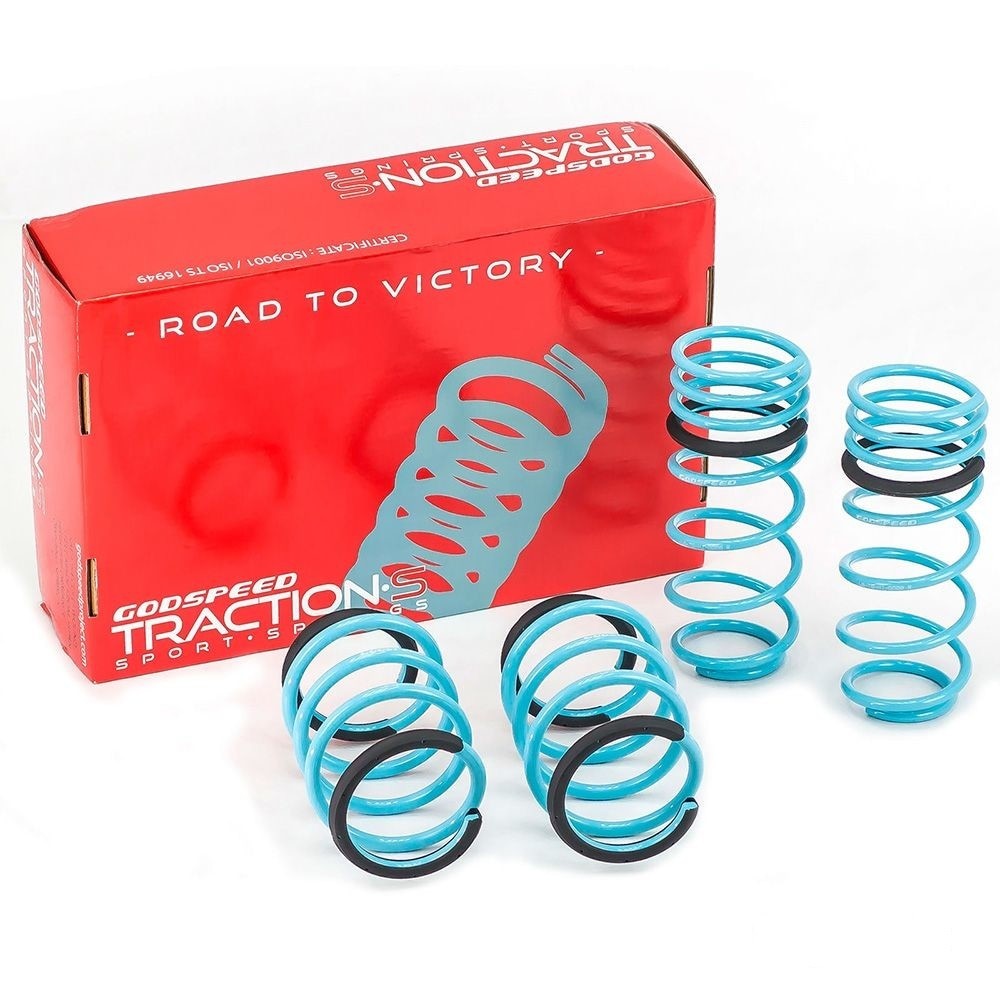 Godspeed Tractions-S Lowering Spring Drop 1.4/1.3" for Veloster 13-17 Elantra GT