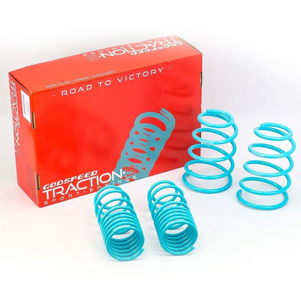 Godspeed Tractions-S Lowering Spring Drop 1.3"/1.4" for Kia Forte Koup 4D 10-13