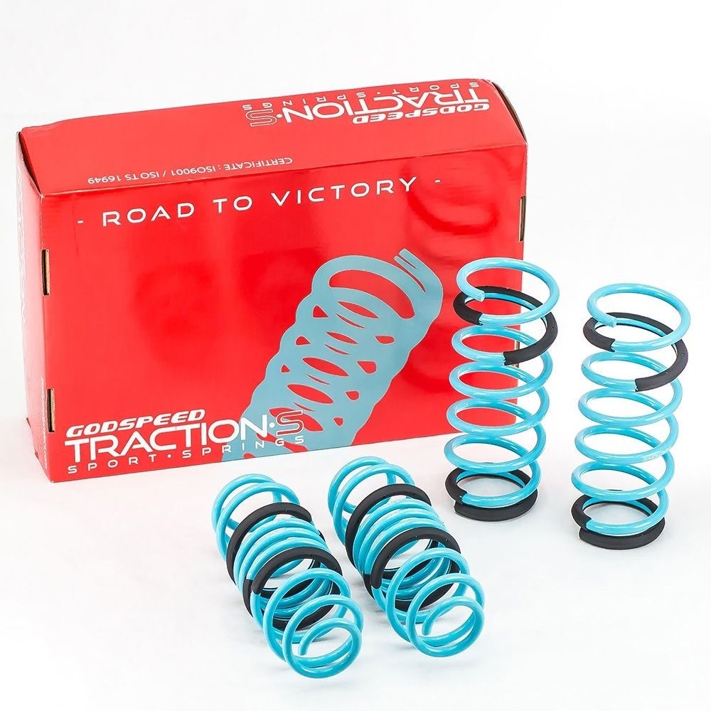 Godspeed Tractions-S Lower Lowering Drop Spring for Mazda 2 Mazda2 11-15 1.2/1.4