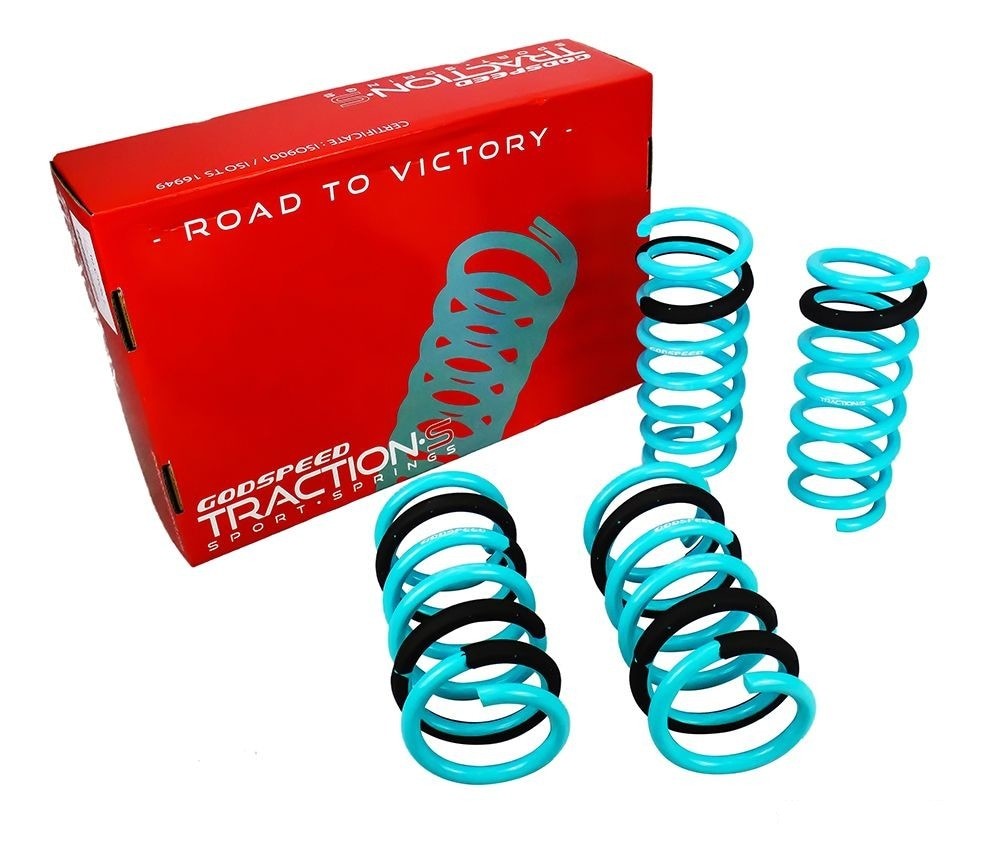 Godspeed Tractions-S Lower Lowering Spring 1.2"/1.4" for 350z 03-08 G35 2D 03-07