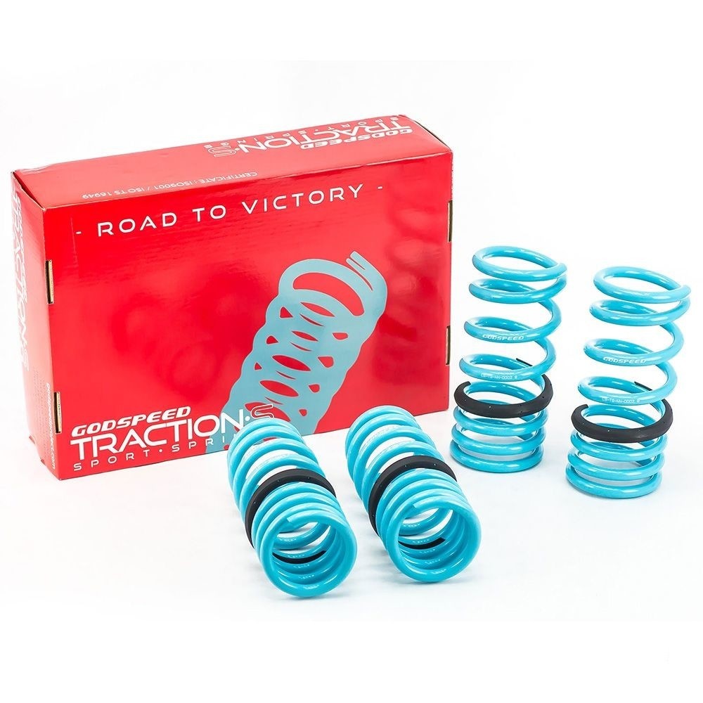 Godspeed Tractions-S Lower Lowering Drop Spring for 370z Z34 09-17 1.4"/1.5"