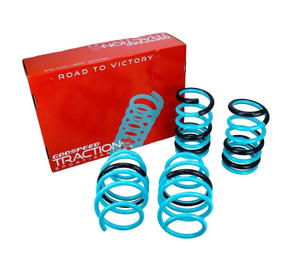 Godspeed Tractions-S Lowering Spring for Toyota Sienna *FWD* 11-14 2.1"F 2.2"R