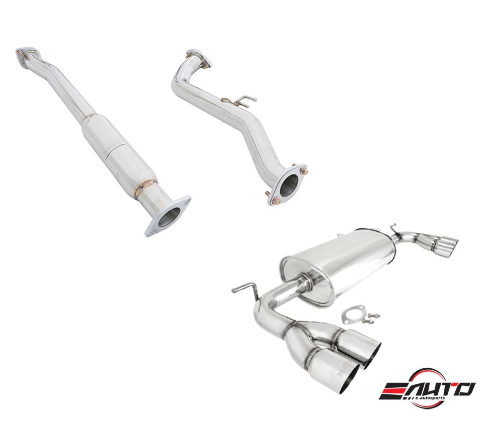 MEGAN 3" Quad Stainless Tip Catback Exhaust for Genesis Coupe 2.0T Turbo 10-16